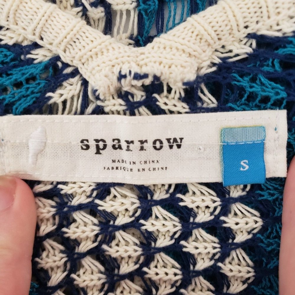 Sparrow Multicolor Open-Front Cardigan - Picture 3 of 9
